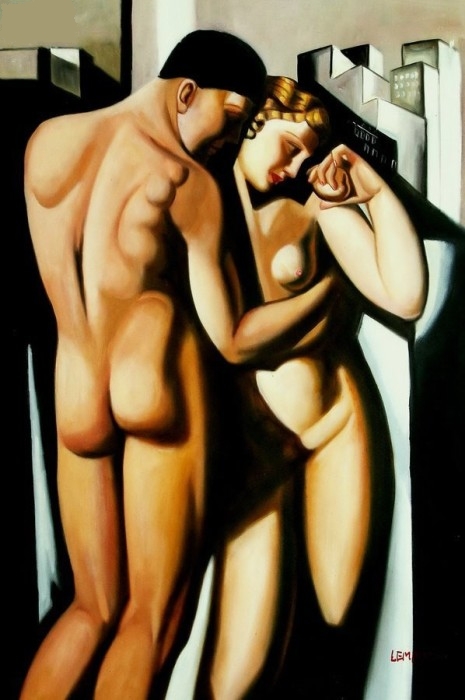 Tamara Lempicka,
Adamo ed Eva,
dipinto del 1932