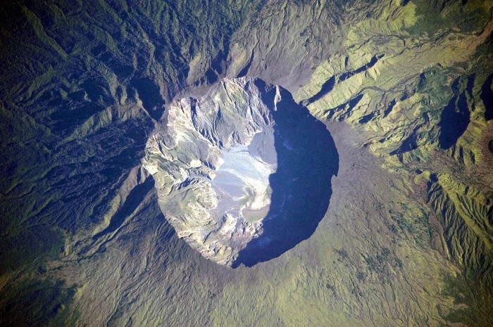 Tambora Vulcano Mountain on Wikipedia: The 1815 eruption of Mount Tambora was the most powerful in human recorded history, with a Volcanic Explosivity Index (VEI) of 7. It is the most recently known VEI-7 event and the only unambiguously confirmed VEI-7 eruption since the Lake Taupo eruption in about 180 AD