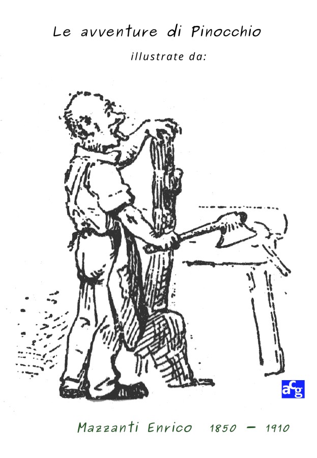 Le Avventure di Pinocchio, 
disegno del Mazzanti