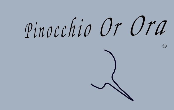 Pinocchio Or Ora 
è uno spettacolo teatrale creativo
di e con 
Annibale Covini Gerolamo, 
che interpreta, improvvisando, 
i 36 capitoli delle
Avventure di Pinocchio di
Carlo Collodi