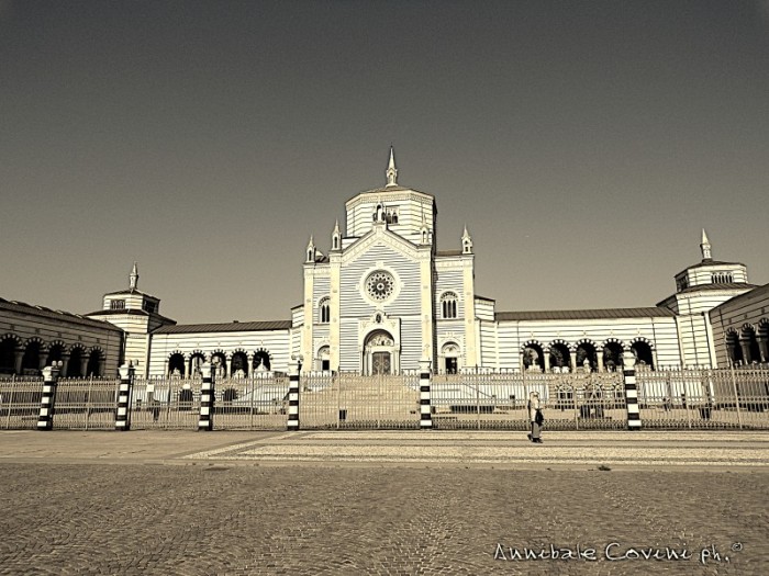Milano, Cimitero Monumentale, 
 foto scattata nel 2022 
 da Annibale Covini ©