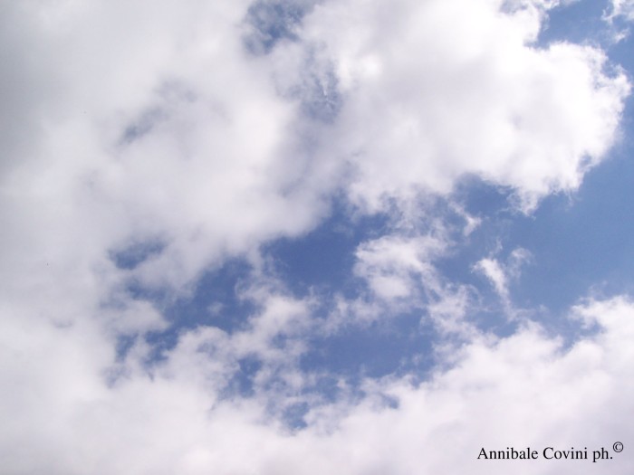 nuvole italiane;  
foto di Annibale Covini