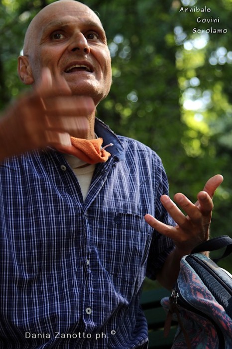 Annibale Covini Gerolamo 
ai giardinetti pubblici Indro Montanelli, Milano; 
fotografato da Dania Zanotto ©