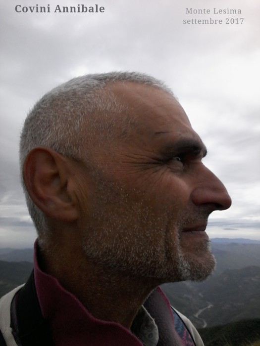 Annibale Covini sul MonteLesima nel 2017