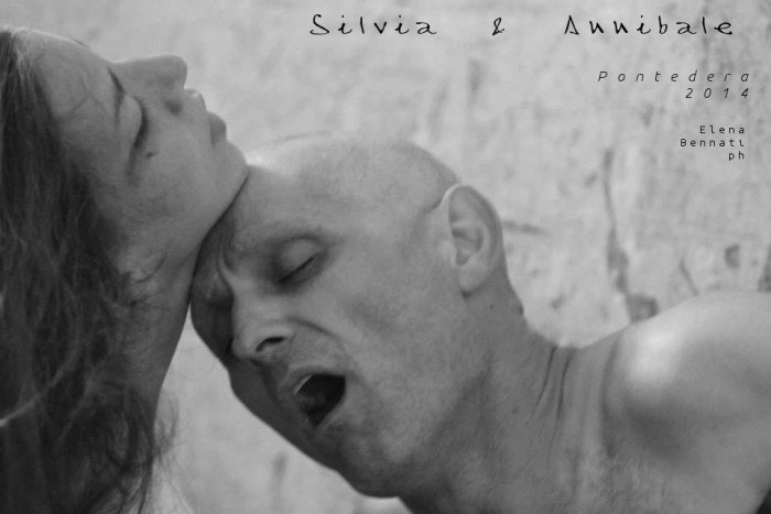 Annibale Covini Gerolamo,
con Silvia 
a Pontedera Italia, 
foto di Elena Bennati ©
