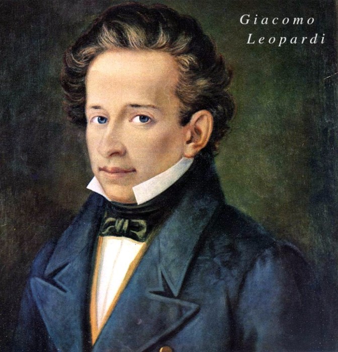 Giacomo Leopardi 
ritratto dal Ferrazzi