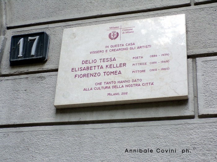 foto vecchia casa di Delio Tessa, 
viale Beatrice d'Este 17, Milano 
foto di Annibale Covini ©;
vai alla posizione su Google Map